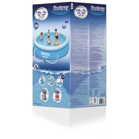 Set Piscina Fast Set 366x76 Cm 57274 Bestway 7 Set Piscina Fast Set 366x76 Cm 57274 Bestway - immagine 5