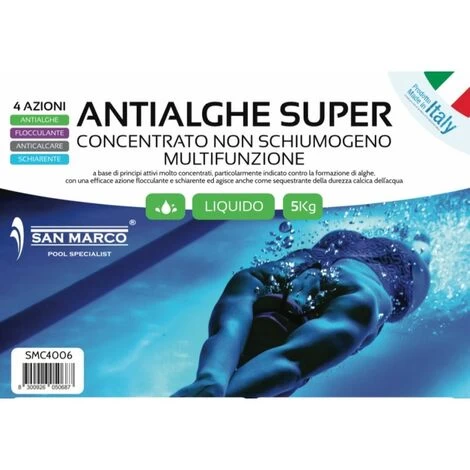 Antialghe Concentrato San Marco 4 Azioni 5 Kg 4 Antialghe Concentrato San Marco 4 Azioni 5 Kg - immagine 2