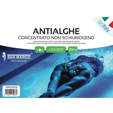 San Marco Antialghe Liquido Concentrato Non Schiumogeno 25Kg 4 San Marco Antialghe Liquido Concentrato Non Schiumogeno 25Kg - immagine 2