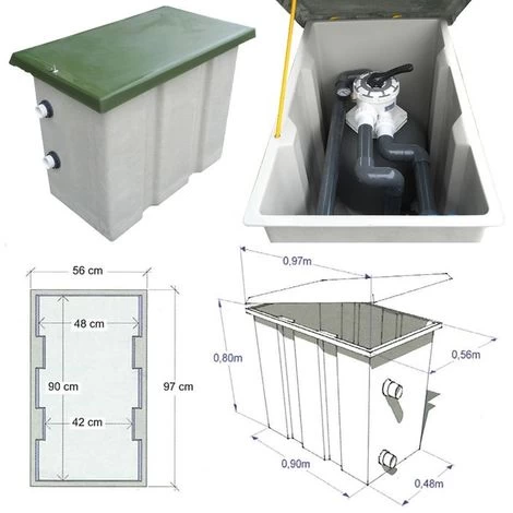 LOCALE TECNICO MAC 6 COMPLETO CON FILTRO SABBIA PANAMA 6 M3/h E POMPA BRETON 370S 4 LOCALE TECNICO MAC 6 COMPLETO CON FILTRO SABBIA PANAMA 6 M3/h E POMPA BRETON 370S - immagine 2