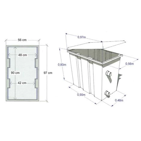 LOCALE TECNICO MAC 6 INTERRATO VUOTO CON COPERCHIO H 80 Cm GRUPPI FILTRO FINO A 6 M3 5 LOCALE TECNICO MAC 6 INTERRATO VUOTO CON COPERCHIO H 80 Cm GRUPPI FILTRO FINO A 6 M3 - immagine 3