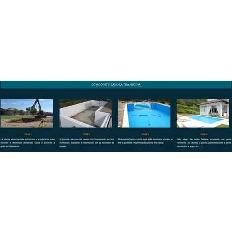 KIT PISCINA INTERRATA 9x3 Mt RETTANGOLARE FONDO PIANO 1,20 H IN CASSERI ISOBLOCK 5 KIT PISCINA INTERRATA 9x3 Mt RETTANGOLARE FONDO PIANO 1,20 H IN CASSERI ISOBLOCK - immagine 3