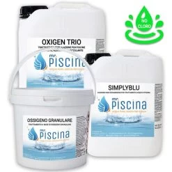 Kit Mantenimento Senza Cloro Per Piscine Fino A 20 Mc