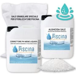 Kit Mix Per Mantenimento Piscina Al Sale Fino A 30 Mc
