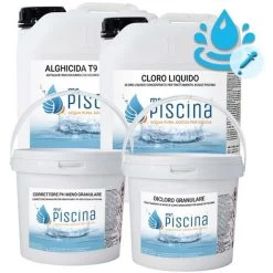 Kit Cloro Control Per Mantenimento Acqua Piscina - Fino A 55 Mc