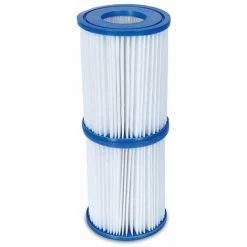 Bestway Filtri Di Ricambio A Cartuccia Per Pompa Piscina Modello II, Confezione Da 2 Pezzi
