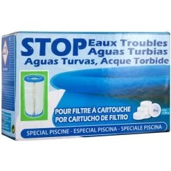 Gre SATC6 - Stop Acque Torbide Per Filtro A Cartuccia, 6 Pastiglie Da 17g Accessori Piscina