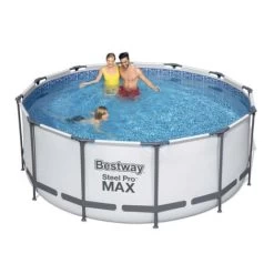 Piscina Fuori Terra Bestway 56420 Rotonda Steel Pro Max 366x122 Cm