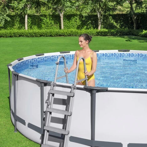 Piscina Fuori Terra Bestway 56420 Rotonda Steel Pro Max 366x122 Cm 6 Piscina Fuori Terra Bestway 56420 Rotonda Steel Pro Max 366x122 Cm - immagine 4