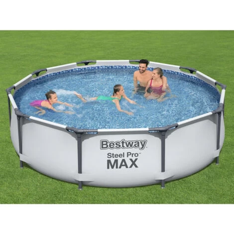 Piscina Fuori Terra Bestway 56408 Rotonda Steel Pro Max 305x76 Cm 4 Piscina Fuori Terra Bestway 56408 Rotonda Steel Pro Max 305x76 Cm - immagine 2