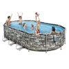 Piscina Fuori Terra Bestway 56719 Power Steel Ovale Set 610x366x122 Cm -Bestway Italia 16589039 1