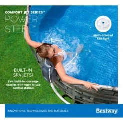 Piscina Fuori Terra Bestway 56719 Power Steel Ovale Set 610x366x122 Cm -Bestway Italia 16589039 5