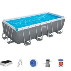 Piscina Fuori Terra Bestway 56670 Rettangolare Power Steel 488x244x122 Cm -Bestway Italia 16589043 4