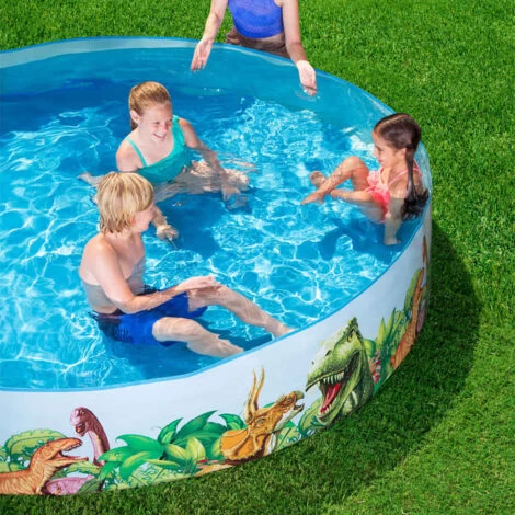 Piscina Dinosaur Fill'N Fun Bestway 4 Piscina Dinosaur Fill'N Fun Bestway - immagine 2