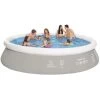 Piscina Gonfiabile Rotonda Grigia 450 X 122 Cm Jilong