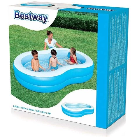 Piscina Gonfiabile Otto Family 262x157x47cm 544LT 2 Anelli Per Esterno Bestway 5 Piscina Gonfiabile Otto Family 262x157x47cm 544LT 2 Anelli Per Esterno Bestway - immagine 3