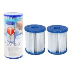 Filtro Cartuccia Ricambio Piscina Bestway Conf. 2 Pz Per Pompe Da 1249 LT/H