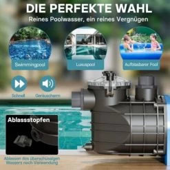 Pompa Per Piscina 34800 L/h 3000 W Pompa Di Circolazione Filtraggio -Bestway Italia 18714959 3