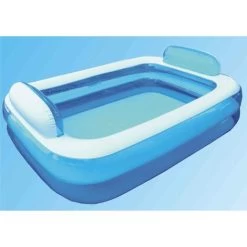 PISCINA RETT.RE 2 TUBI CM.200X150X50h C/CUSCINI