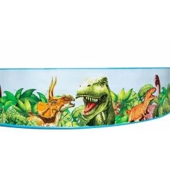 Piscina Rigida Fuoriterra Dinosauri Rotonda Diametro 183cm Da Giardino Bestway