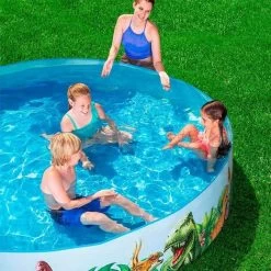 Piscina Rigida Fuoriterra Dinosauri Rotonda Diametro 183cm Da Giardino Bestway -Bestway Italia 19559190 5
