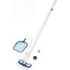 Bestway SISTEMA DI PULIZIA AQUACLEAN FUNZIONA CON POMPA DA 2006 LTH E SUPERIORI RETINO E SPAZZOLA ASTA IN ALLUMINIO REGOLABILE IDEALE PER TUTTE LE PISCINE