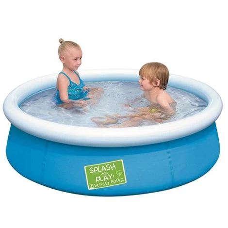 Bestway Piscina FAST SET Bambini Gonfiabile Autoportante Fuoriterra AZZURRO AZZURRO 3 Bestway Piscina FAST SET Bambini Gonfiabile Autoportante Fuoriterra AZZURRO AZZURRO