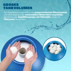 Pompa Filtro A Sabbia 10 M³/h Filtro A Sabbia Per Piscina Pompa Filtro Depuratore Sabbia -Bestway Italia 20153561 5