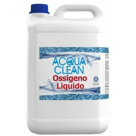 OSSIGENO ATTIVO PER PULIZIA ACQUA PISCINA MANUTENZIONE 1 5 10 20 LT 34204V 5 (34205) 3 OSSIGENO ATTIVO PER PULIZIA ACQUA PISCINA MANUTENZIONE 1 5 10 20 LT 34204V 5 (34205)