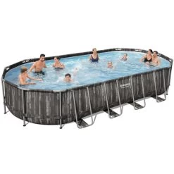 Piscina Fuori Terra Bestway 5611T Power Steel Ovale 732x366x122cm