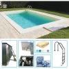 Piscina Interrata In Pannelli D'acciaio Italika® Easy Rettangolare 5,00 X 3,00 H1,50 M - Kit Base Con Liner Presaldato A Sacco 0,75 Mm -Bestway Italia 28560994 1