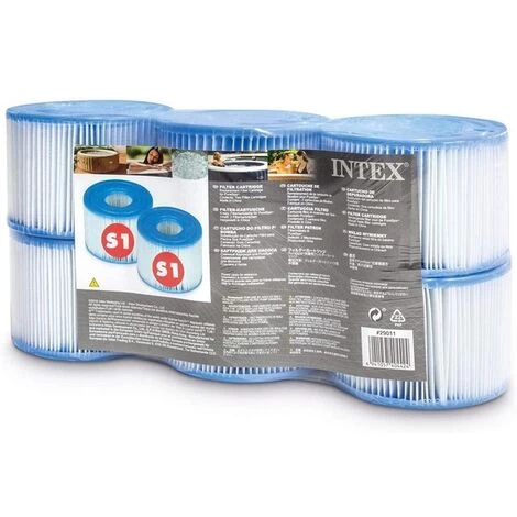 29011 6 Pezzi CARTUCCIA FILTRO INTEX PER SPA MODELLO "S1" 3 29011 6 Pezzi CARTUCCIA FILTRO INTEX PER SPA MODELLO "S1"