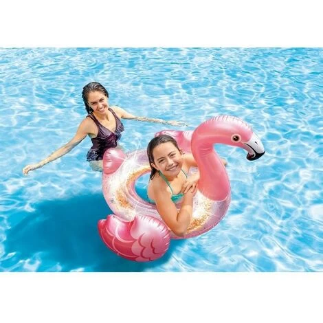 Ciambella Gonfiabile Fenicottero Glitter 99x89x71 Cm Intex 56251 3 Ciambella Gonfiabile Fenicottero Glitter 99x89x71 Cm Intex 56251