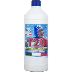 Antialghe Liquido Profumato 1lt Chemical T20 Per Piscine Piscina Antibatterico E Conserva Limpidezza E Purezza Acqua