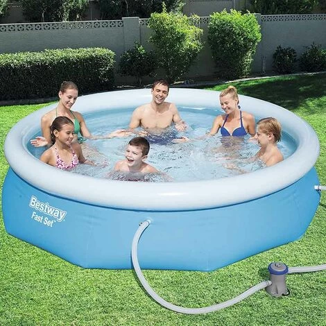 Piscina Rotonda Autoportante In PVC 305x76cm Con Motore E Filtro Bestway 3 Piscina Rotonda Autoportante In PVC 305x76cm Con Motore E Filtro Bestway