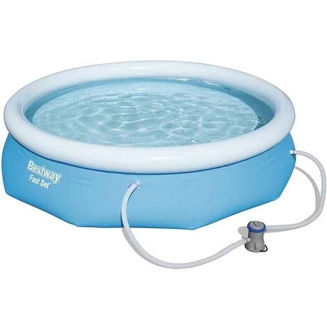 Piscina Rotonda Autoportante In PVC 305x76cm Con Motore E Filtro Bestway 6 Piscina Rotonda Autoportante In PVC 305x76cm Con Motore E Filtro Bestway - immagine 4