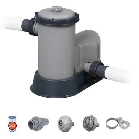 Pompa Per Piscina Bestway - Flowclear 58389 Con Portata 5678L/h 3 Pompa Per Piscina Bestway - Flowclear 58389 Con Portata 5678L/h