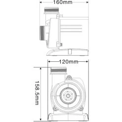 Pompa Da Piscina SunSun CPP-12000, 12.000 L/h 100 W, Pompa Di Circolazione -Bestway Italia 3297018 3