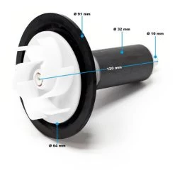 Pezzo Di Ricambio: Rotore Preassemblato Per La Pompa Per Piscina SunSun CPP-10000 7 Pezzo Di Ricambio: Rotore Preassemblato Per La Pompa Per Piscina SunSun CPP-10000 -Bestway Italia 3297026 3