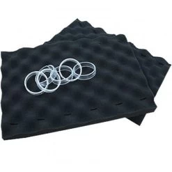 Set Di 2 Spazzole In Schiuma + 14 Clip Per Robot Indaco - W0887a - Zodiac