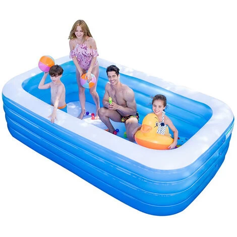 Piscina Rettangolare 180 125 72 Cm Piscina Gonfiabile Terrazza Giardino 3 Piscina Rettangolare 180 125 72 Cm Piscina Gonfiabile Terrazza Giardino