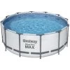 Bestway Piscina Base Struttura E Liner Rotonda Steel Pro MAX Da 366x122 Cm Grigio Chiaro -Bestway Italia 35260954 1