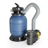 Filtro A Sabbia Con Valvola A 5 Posizioni Pompa Autoadescante HZS-200 220W Set Piscina
