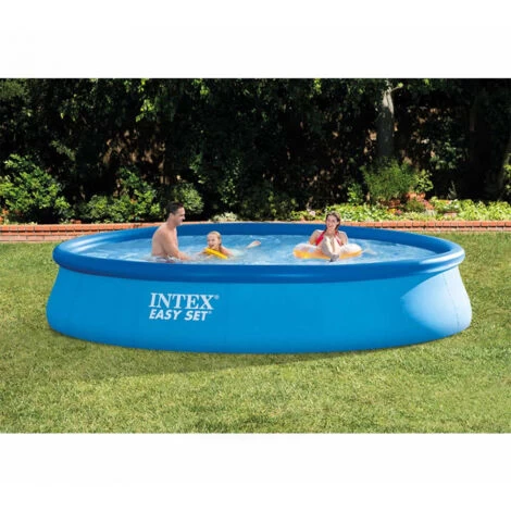 Intex 28158 Easy Set Piscina Fuori Terra Gonfiabile Rotonda 457x84 5 Intex 28158 Easy Set Piscina Fuori Terra Gonfiabile Rotonda 457x84 - immagine 3