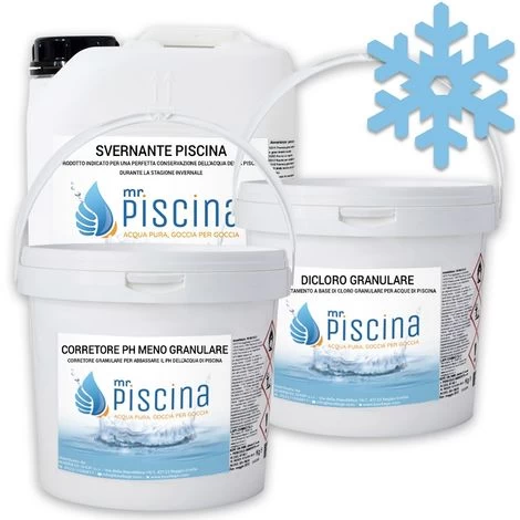 Kit Mix Chimici Inv50 Per Chiusura Invernale Piscine Fino A 50 Mc 3 Kit Mix Chimici Inv50 Per Chiusura Invernale Piscine Fino A 50 Mc