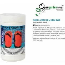 Kit Trattamento Acqua Piscina Per Piscine Fino A 100 Mc - Dicloro 56% 1 Kg + Cloro 4 Azioni Da 1 Kg + Alghicida T9 Da 1 Lt + PH Meno Da 1,5 Kg + Tester Digitale PH 10 Kit Trattamento Acqua Piscina Per Piscine Fino A 100 Mc - Dicloro 56% 1 Kg + Cloro 4 Azioni Da 1 Kg + Alghicida T9 Da 1 Lt + PH Meno Da 1,5 Kg + Tester Digitale PH -Bestway Italia 40459299 4