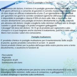 CLORO 4 IN 1 MULTIFUNZIONE 4 QUATTRO AZIONI PASTIGLIE 200 Gr PER ACQUA PISCINA BARATTOLO DA 1 KG 7 CLORO 4 IN 1 MULTIFUNZIONE 4 QUATTRO AZIONI PASTIGLIE 200 Gr PER ACQUA PISCINA BARATTOLO DA 1 KG -Bestway Italia 4093996 3
