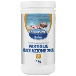 Bestway CLORO PASTIGLIE COMBINATE MULTIAZIONE 1KG (200 GRAMMI)