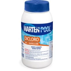 MARTEN DICLORO 56% GRANULARE 1KG AGENTE CLORANTE STABILIZZATO PER ACQUE DI PISCINA
