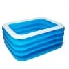 HALOYO Piscina Family Rettangolare Gonfiabile 18012572cm 4 Anelli